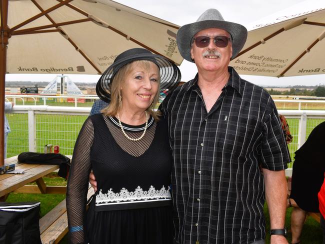 Diana Vabec and Brian Astbury at the Alex Scott &amp; Staff Woolamai Cup on Saturday, February 8, 2025. Picture: Jack Colantuono