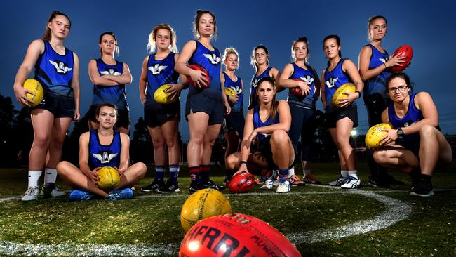 North Melbourne has strong links with Melbourne University Women’s Football Club. Picture: Tony Gough