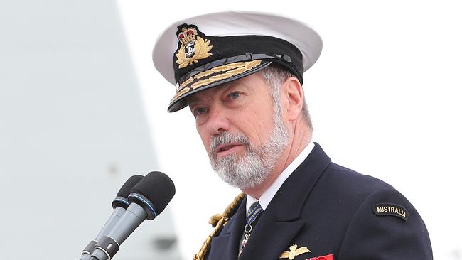 Former Chief of Navy Vice Admiral Tim Barrett. Picture: Dylan Coker