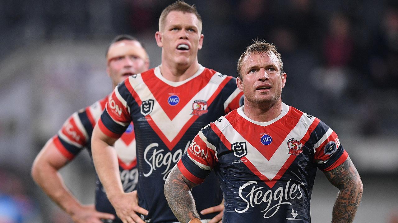 The Roosters are behind Jake Friend.