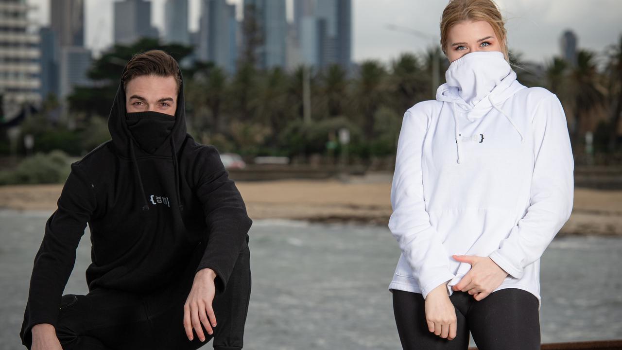 Coronavirus fashion: CX19 hoodie combined with mask a new