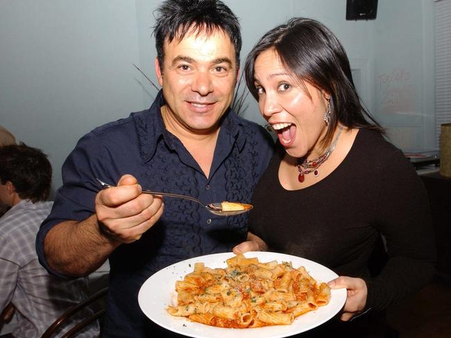 Ralph Carr and Kate Ceberano back in 2003. Picture: Supplied