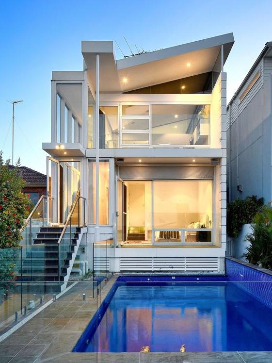 The five-bedroom house comes with a pool.