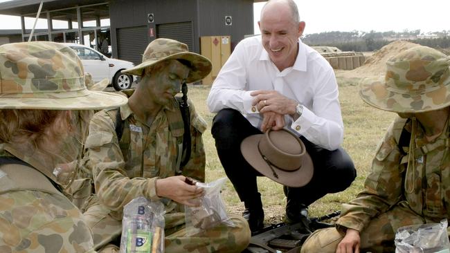 Stuart Robert discusses the Gap Year experience with recruits.