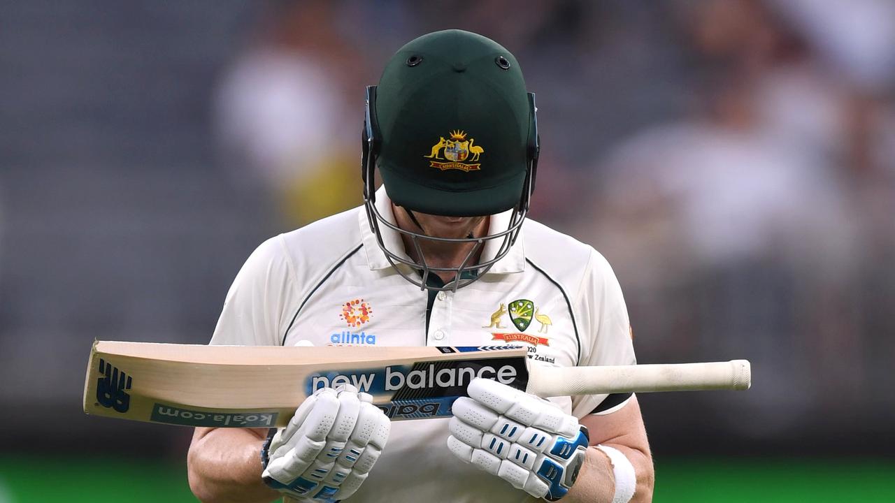 Steve Smith struggled mightily for rhythm and runs in Perth.