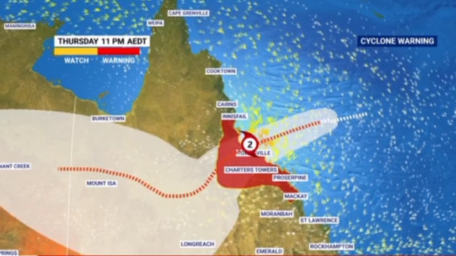 Cyclone Kirrily safety guide: forecast, cyclone track map & road closures