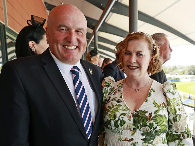 David Elliott and his wife Nicole at the races in 2022. Picture: Tim Hunter