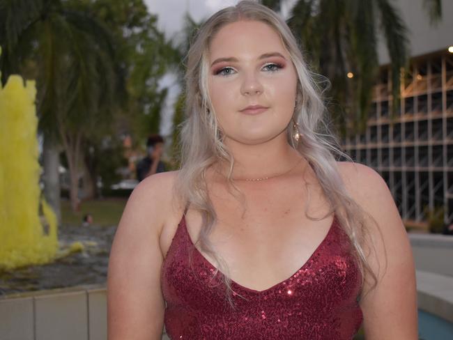 Maddie Stanton at the Mackay North State High School Year 12 formal at the Mackay Entertainment and Convention Centre, Saturday November 21, 2020. Picture: Heidi Petith