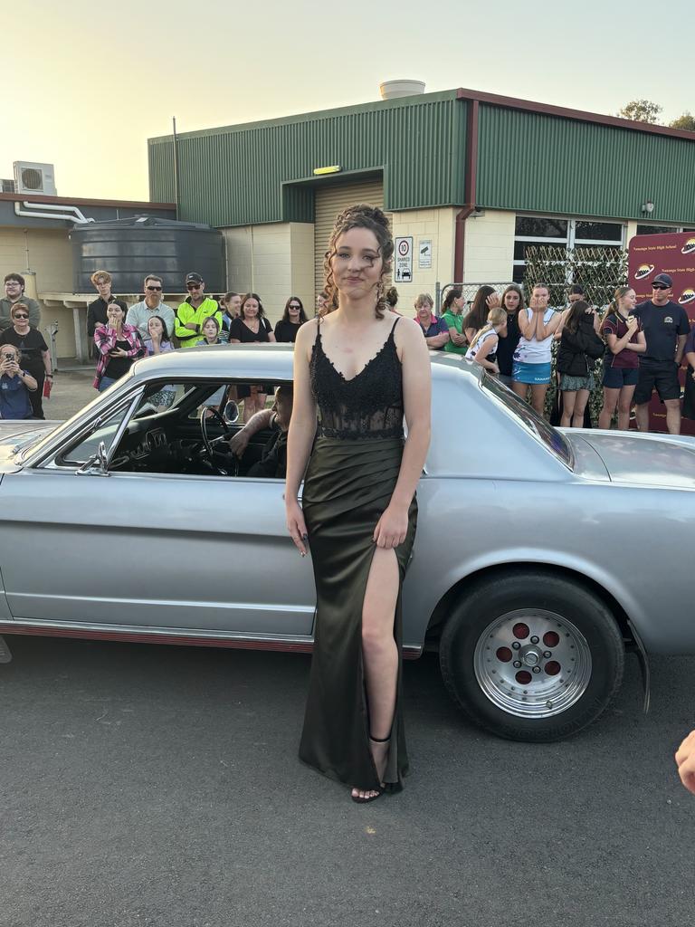 The students of Nanango State High School celebrating their formal.