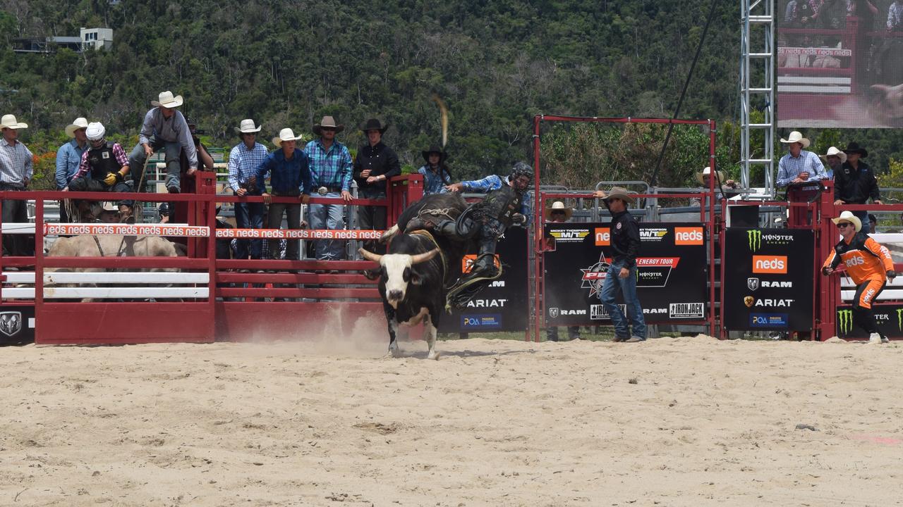 All the action at at the PBR Airlie Beach Invitational. Picture: Laura Thomas