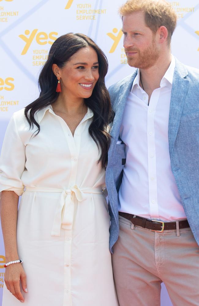 Meghan and Harry stepped down from royal duties and moved to the US. Picture: Getty Images