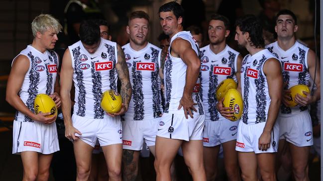 The Pies will be eyeing off a finals stint as they prepare for their frrst game of the year at the weekend. Picture: Mark Stewart.