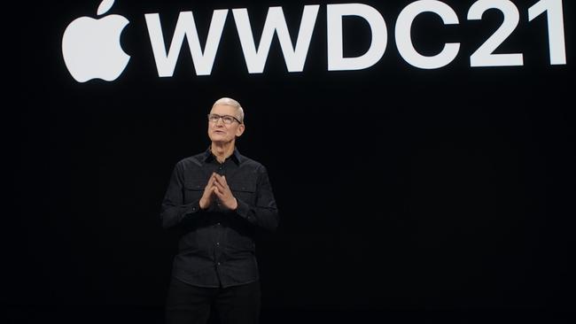 Apple chief executive Tim Cook introduces the WWDC 20201 keynote