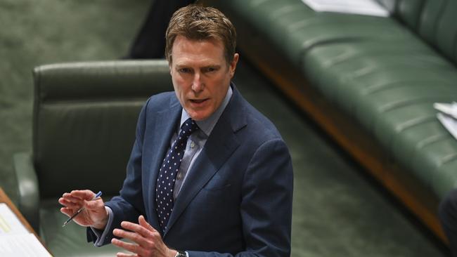 Christian Porter at Parliament House in Canberra. Picture: NCA NewsWire/Martin Ollman