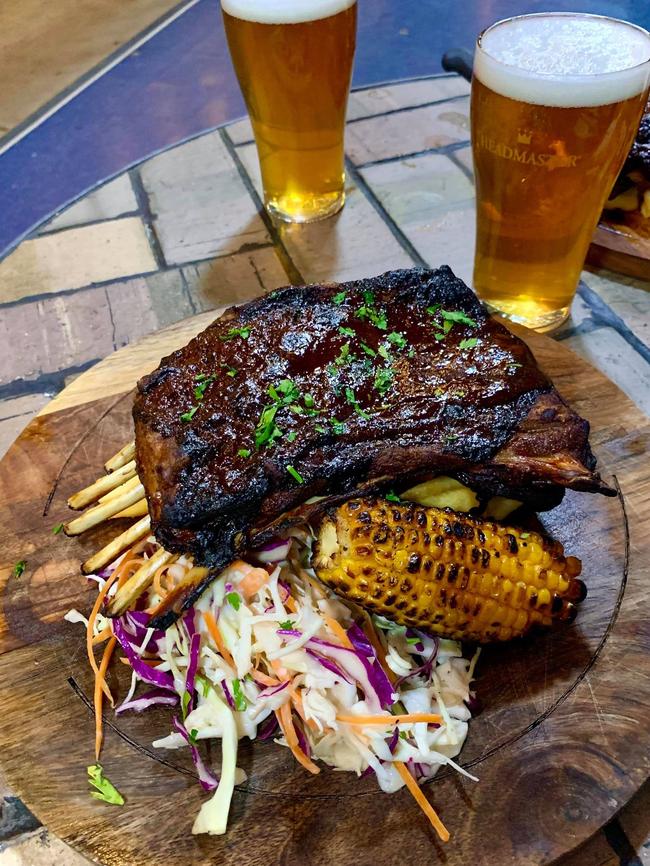 Leichhardt Bowling Club’s BBQ lamb. Picture: Supplied