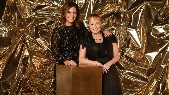 Gold Dinner committee chair Monica Saunders-Weinberg, left, and Nicola Stokes, Sydney Children’s Hospitals Foundation chief executive.