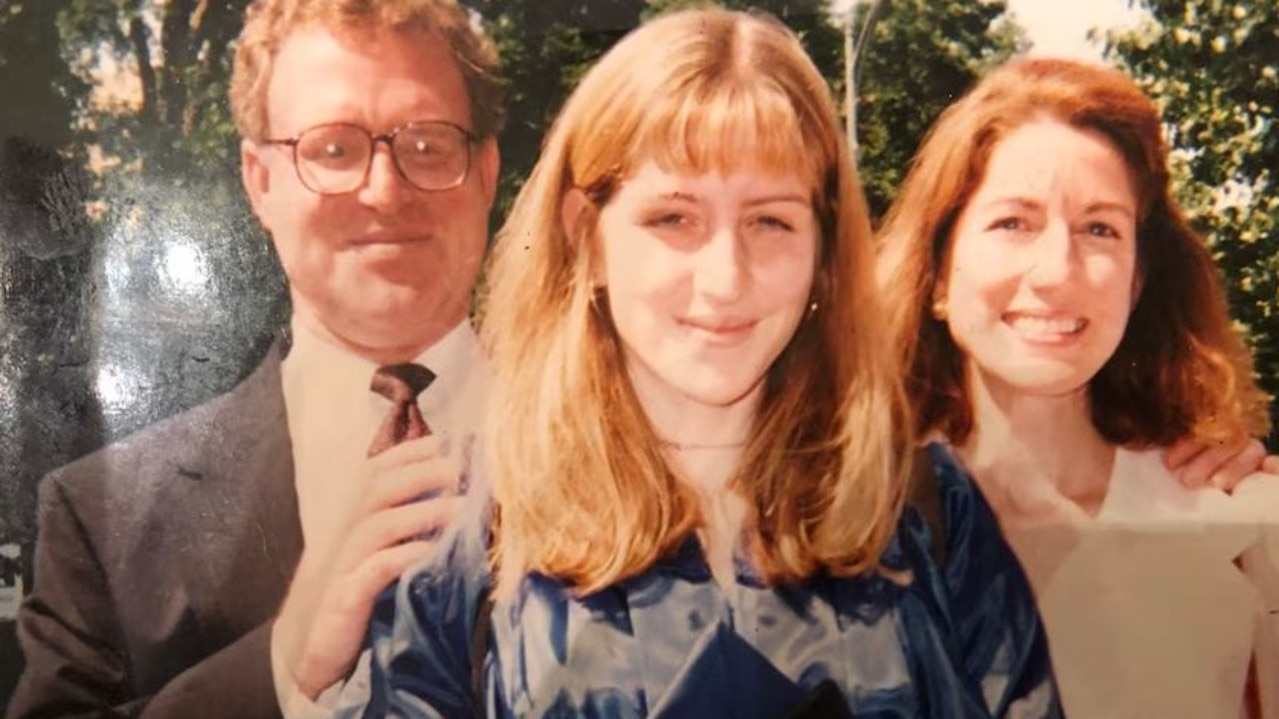 Lauren, pictured here with her parents, had dated the man now accused of killing her mum. Picture: Supplied