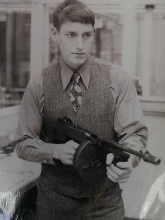 Teenage police cadet Peter Spence in the 1970s.