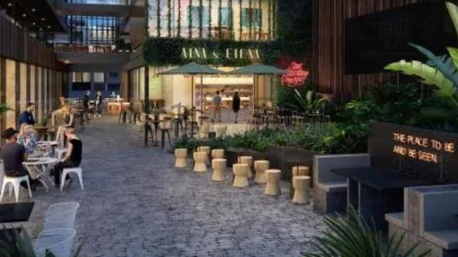 Restaurants and apartments are planned for the ‘gateway to Westmead’. Picture: First Point Property