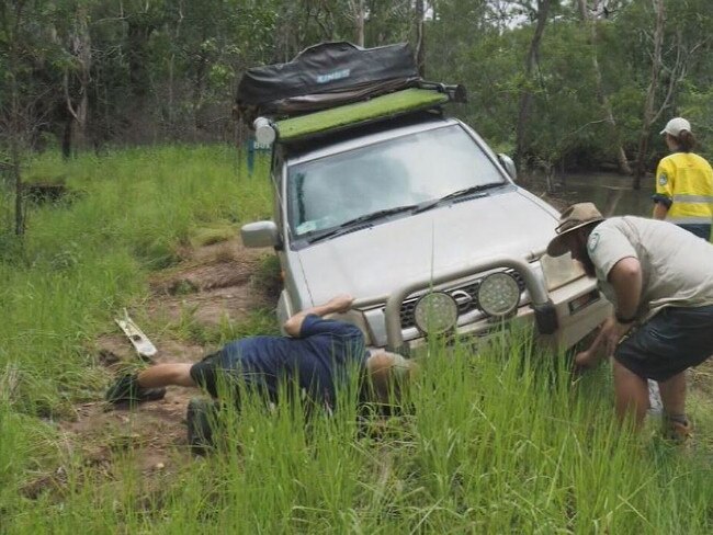 Two German tourists have miraculously survived more than a week lost in the wilderness of remote Far North Queensland. Picture: 9News