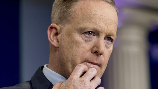 White House press secretary Sean Spicer walked back his Hitler comments. Picture: AP