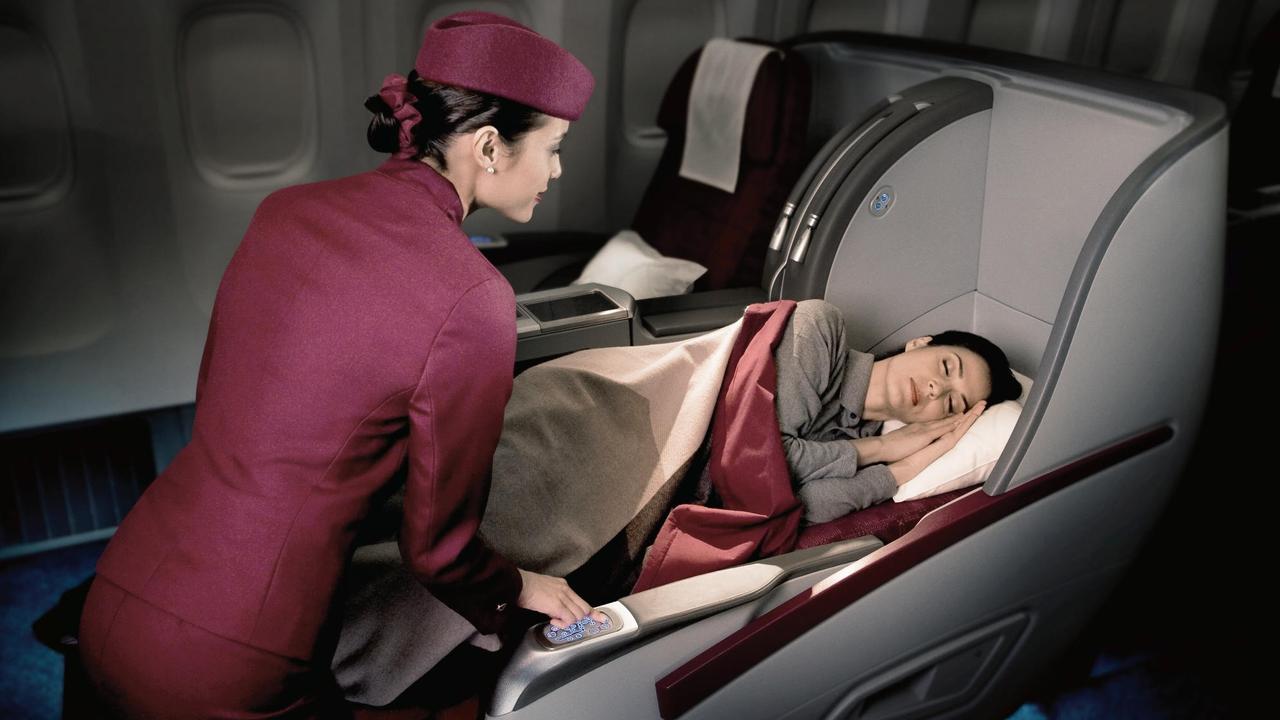 The airline also won world’s leading business class and lounge and was recognised at the world’s leading airline to the Middle East. Picture: Qatar Airways.