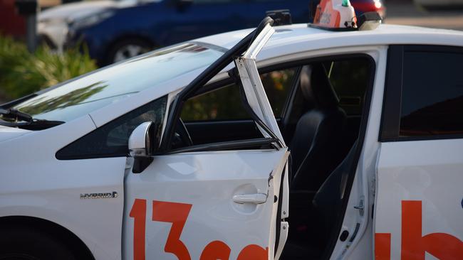 A taxi driver has been left in a serious condition following an alleged attempted robbery that ended with him being stabbed in Hermit Park.