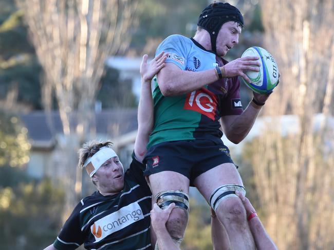 Murray Douglas playing for Harlequins. Picture: Lawrence Pinder