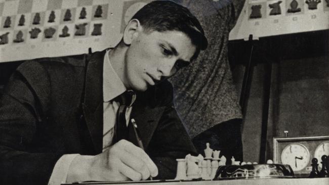 Chess champion Bobby Fischer in London in 1963.