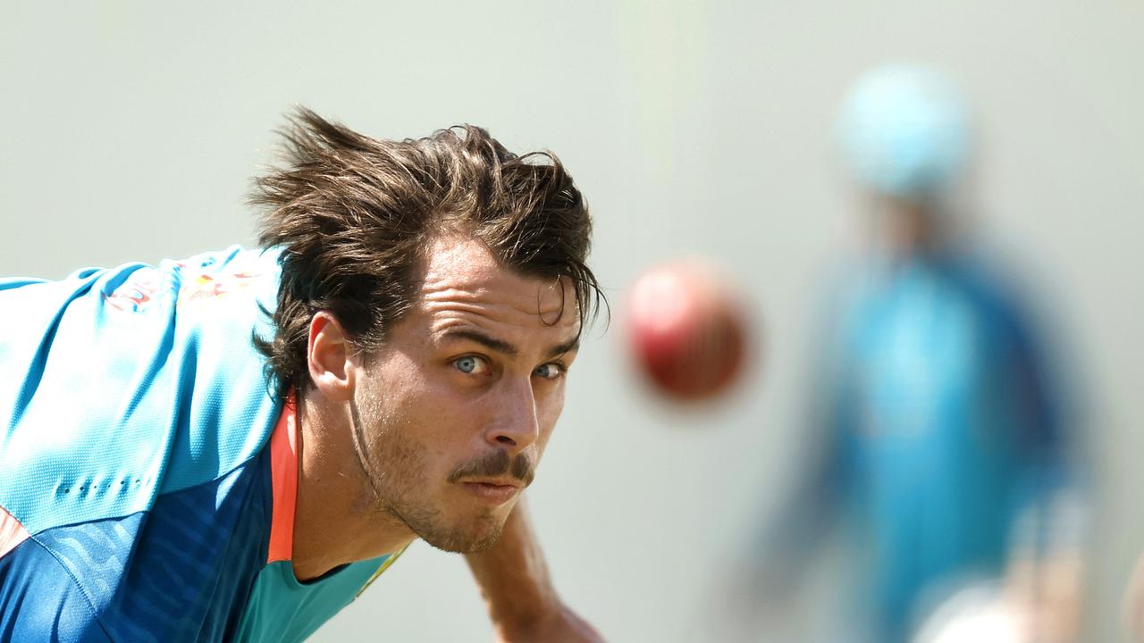 Australian batters are never in a rush to face him in the nets. Picture: Phil Hillyard