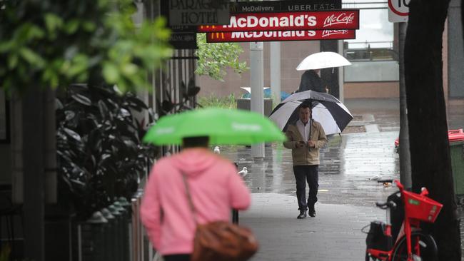 A deepening cold front will bring a week of wet weather to much of NSW. Picture: NCA NewsWire / Christian Gilles