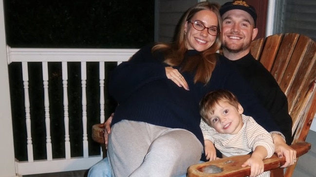 Emilie Kiser's son, Trigg, has tragically died in a freak accident. Picture: Instagram.
