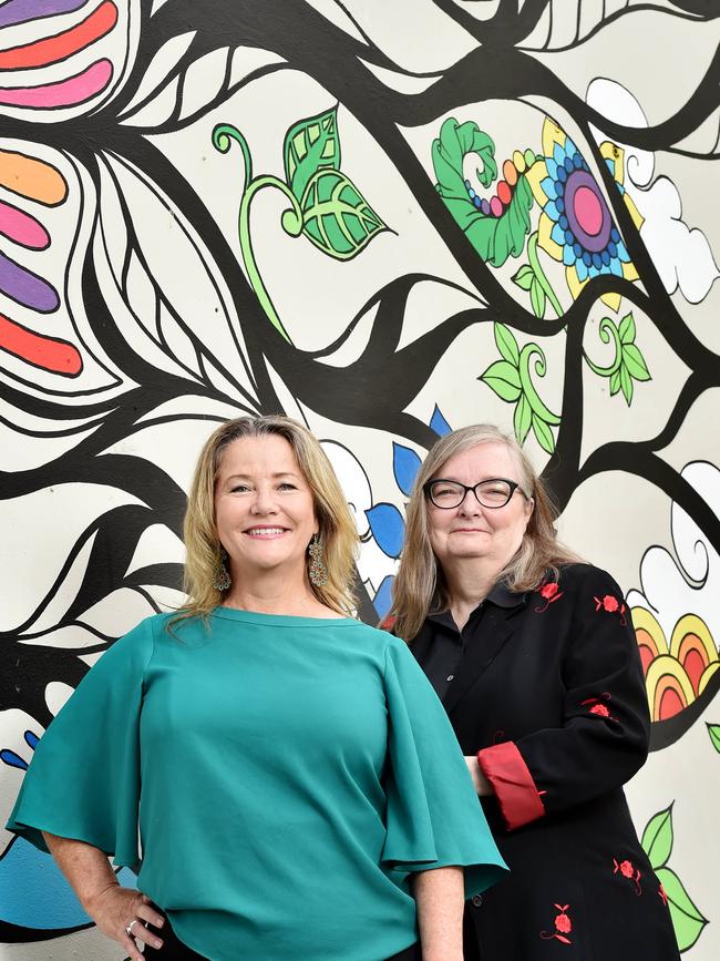 Status of Women Advisory Committee president Penny Pedersen and Angela Phippen, who will speak at the International Women’s Day forum this weekend.