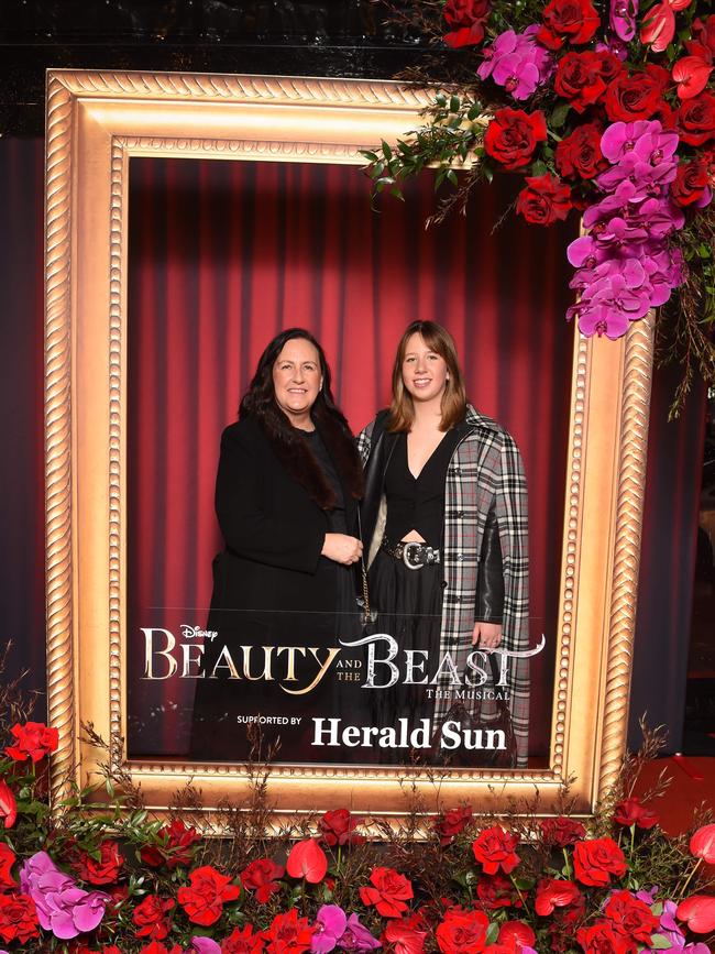 Opening night: Beauty and The Beast at Her Majestys Theatre, Melbourne. Picture: Josie Hayden