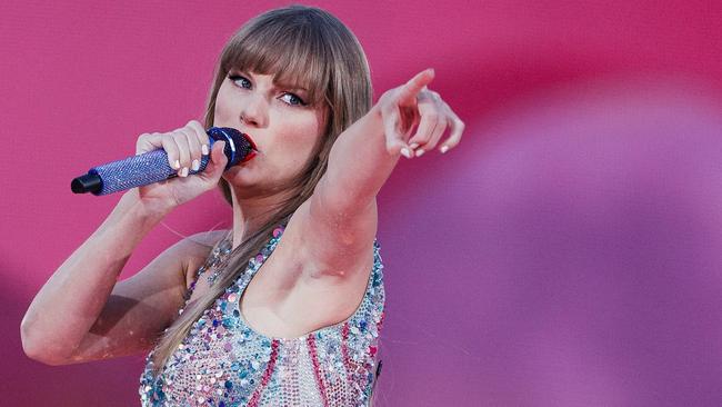 American singer and songwriter Taylor Swift became the highest profile victim of deepfake pornographic images. Picture: Andre Dias Nobre/AFP