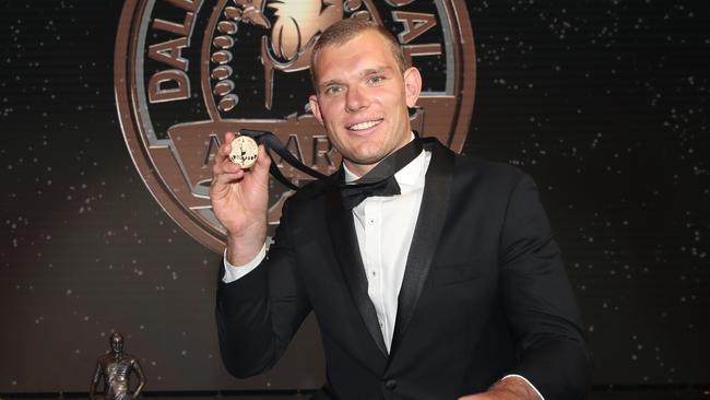 Tom Trbojevic is just the third Manly player to win the Dally M Medal. Picture: Chris Hyde/Getty