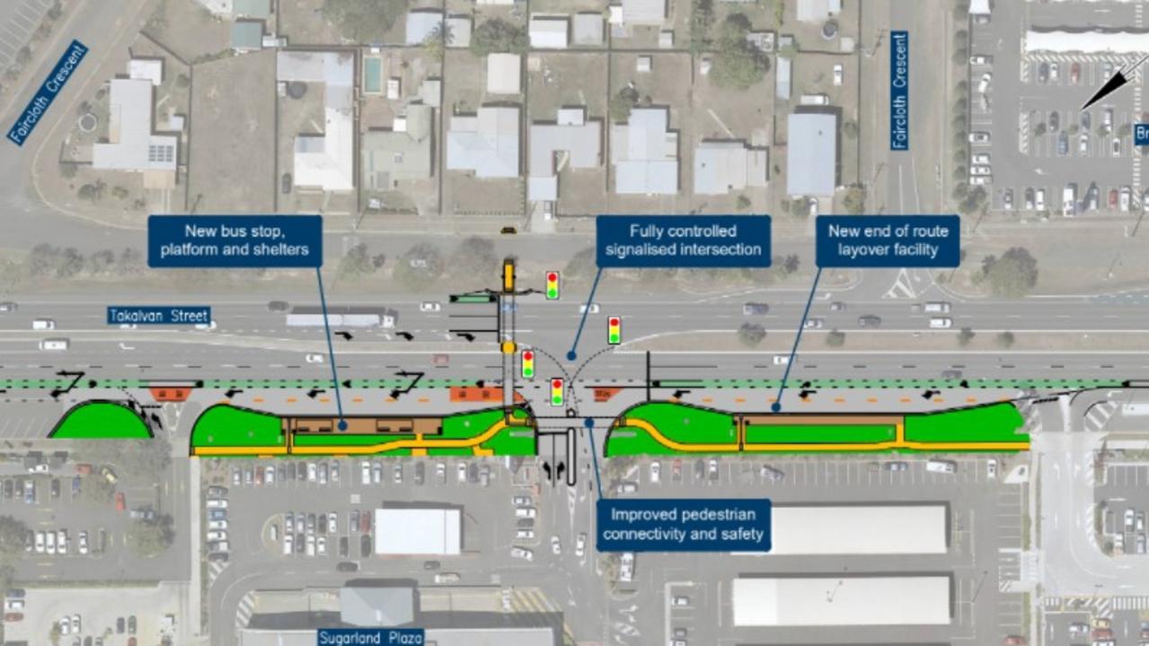 New traffic lights will be installed on Takalvan St entrance of Sugarland Plaza.