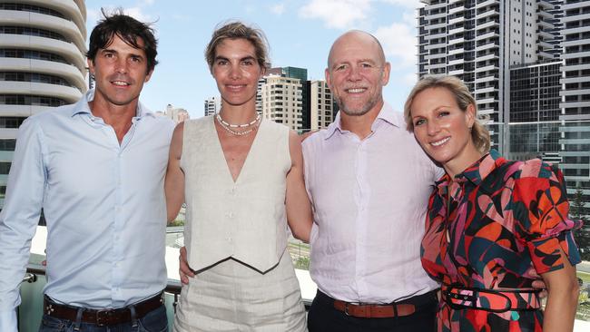 The Star Gold Coast Magic Millions 2023 launch with event ambassadors Nacho Figueras, Delfina Blaquier, Mike Tindall and Zara Tindall. Picture: Glenn Hampson