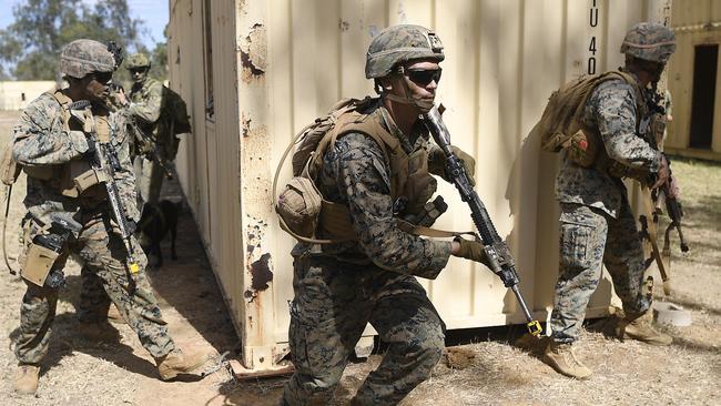 US marines take part in Talisman Sabre 2021 in Townsville. Picture: Getty Images