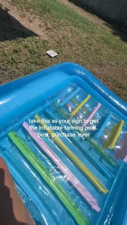 Kmart launch 'viral' 2-in-1 inflatable pool lounger