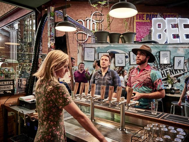 Nearby venues like the Young Henry’s brewery, pictured, and even office spaces can now be live music venues.