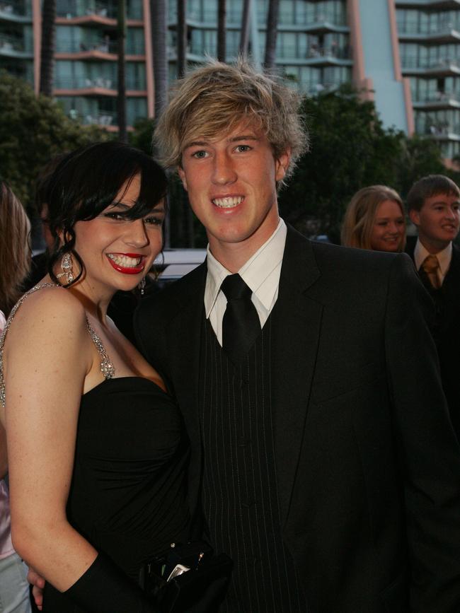Emmanuel College formal at the Gold Coast International hotel. Lucy Pereghy and Jordan Roberts (l to r).