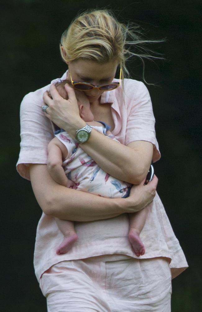 Sister for her older brothers ... Cate Blanchett spotted with baby Edith following news she had adopted a baby girl. Picture: INF