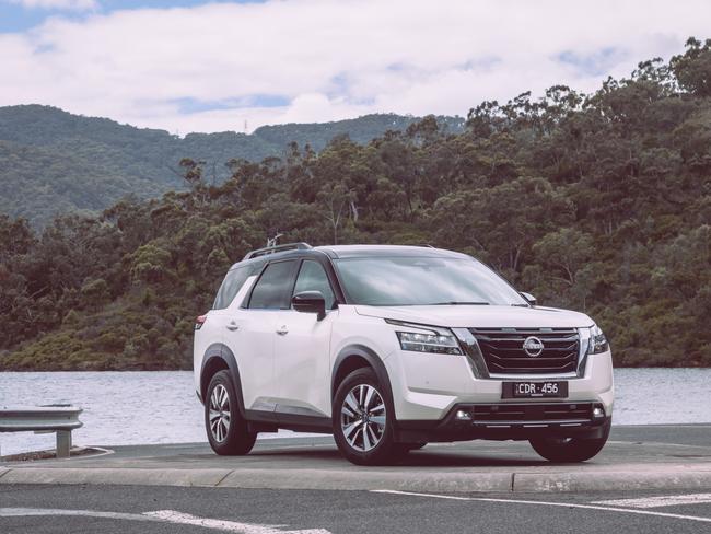 Nissan's all-wheel drive Pathfinder in Ti specification.