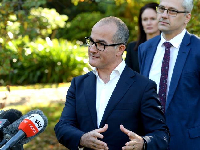 Acting Victorian Premier James Merlino is auditioning for Daniel Andrews’ job. Picture: NCA NewsWire/Andrew Henshaw