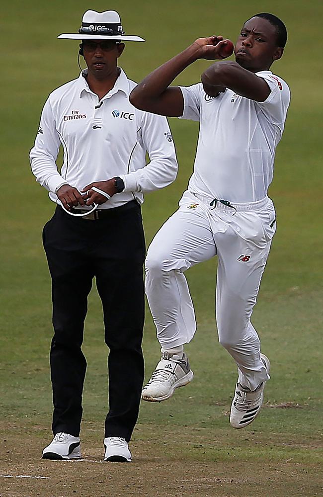 Kagiso Rabada had it over the Aussies in Port Elizabeth.