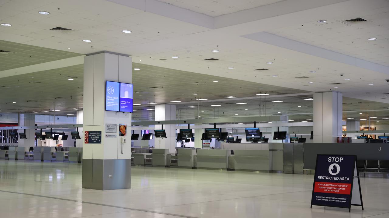 Woman rushed to hospital after airport fall