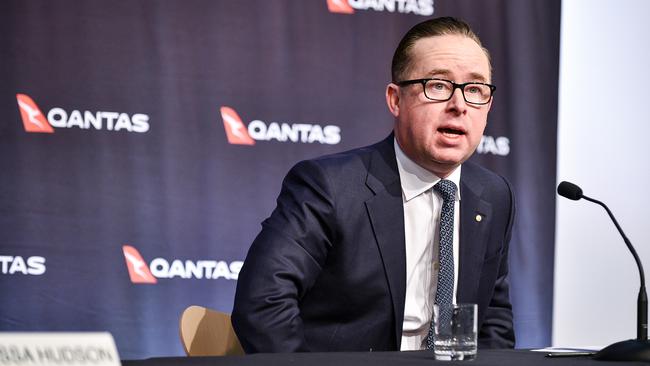 Qantas CEO Alan Joyce. Picture: Flavio Brancaleone