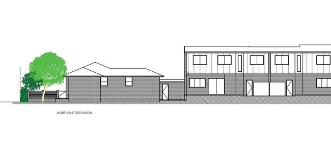 Plans for the proposal at 95 Paton St, Woy Woy, which would retain the front house and build two townhouse behind. Picture: supplied