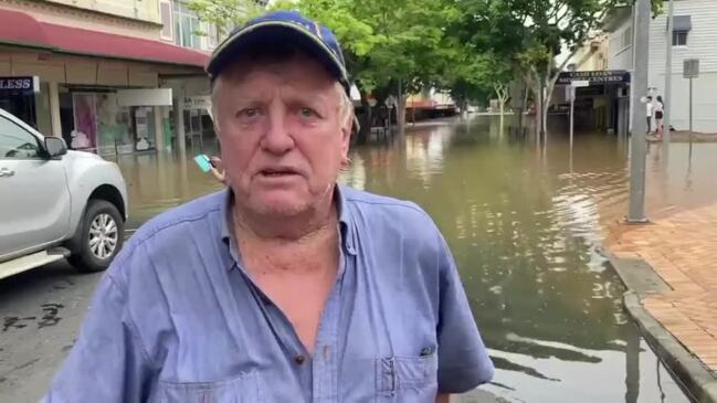 Gympie CBD flooded after record rainfall